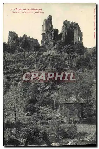 Cartes postales Limousin Illustre Ruines de Chalusset