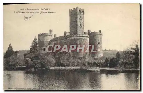 Cartes postales Environs de Limoges Le Chateau de Montbrun Hte Vienne