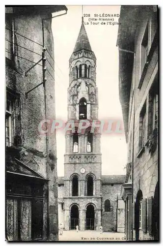 Ansichtskarte AK St Leonard Hte Vienne La Tour de l'Eglise