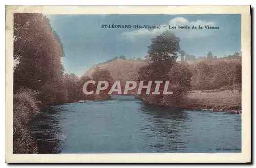 Cartes postales St Leonard Hte Vienne Les bords de la Vienne