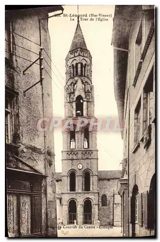 Ansichtskarte AK St Leonard Hte Vienne La Tour de l'Eglise