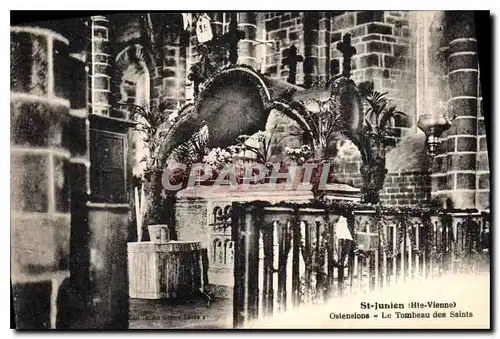 Cartes postales St Junien Hte Vienne Ostensions Le Tombeau des Saints