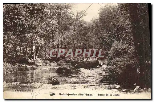 Ansichtskarte AK St Junien Hte Vienne Bords de la Glane