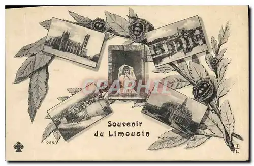 Cartes postales Souvenir de Limousin
