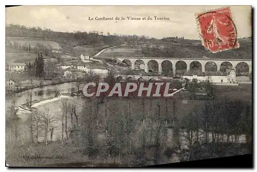 Cartes postales Le Confluent de la Vienne et du Taurion