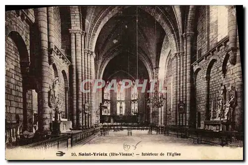 Ansichtskarte AK St Yrieix Hte Vienne Interieur de l'Eglise