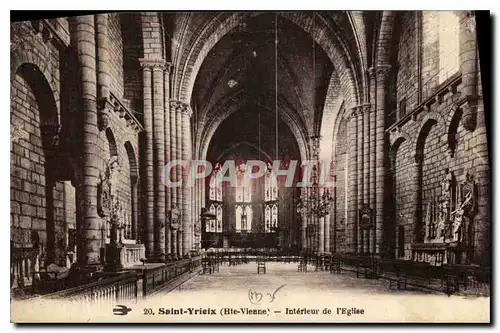 Cartes postales St Yrieix Hte Vienne Interieur de l'Eglise
