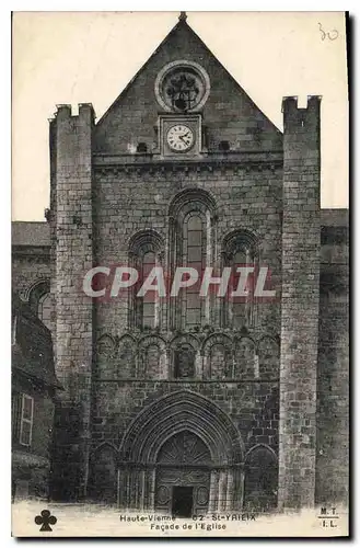 Cartes postales Hte Vienne St Yrieix Facade de l'Eglise