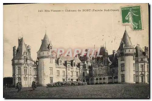 Ansichtskarte AK Hte Vienne Chateau de Bort Facade Sud Ouest