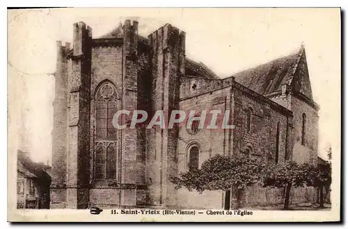 Ansichtskarte AK St Yrieix Hte Vienne Chevet de l'Eglise