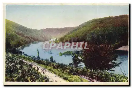 Ansichtskarte AK St Martin Terressus Hte Vienne Le Lac du Barrage de Chauvan et la Vallee du Taurion