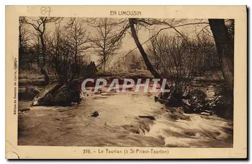 Cartes postales En Limousin Le Taurion a St Priest Taurion