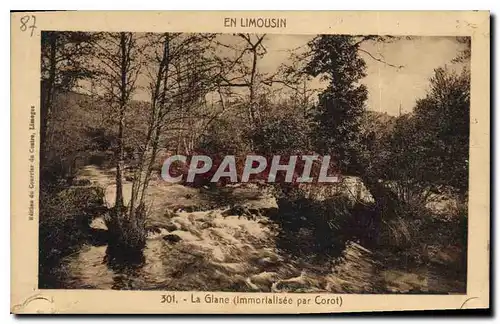 Cartes postales La Glane Immortalisee par Corot Limousin
