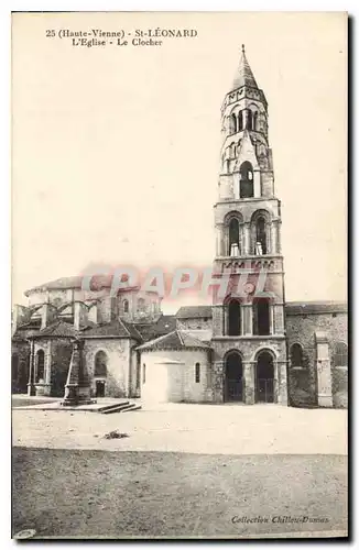 Ansichtskarte AK St Leonard Hte Vienne L'Eglise Le Clocher