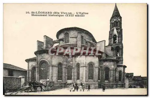 Ansichtskarte AK St Leonard Hte Vienne L'Eglise