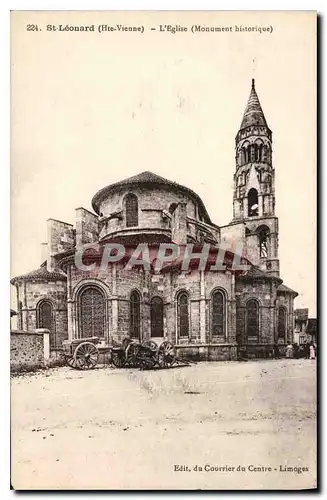 Ansichtskarte AK St Leonard Hte Vienne L'Eglise