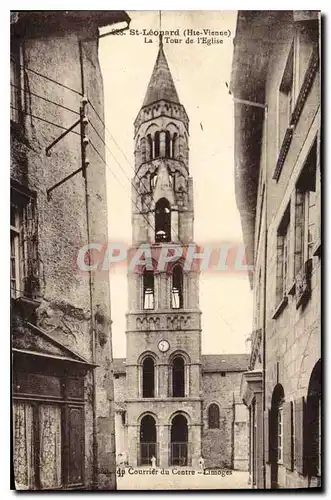 Ansichtskarte AK St Leonard Hte Vienne La Tour de L'Eglise