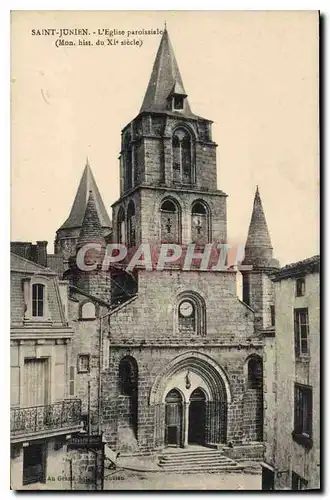 Cartes postales St Junien L'Eglise paroissiale