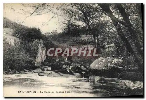 Cartes postales St Junien La Glane au dessus Corot
