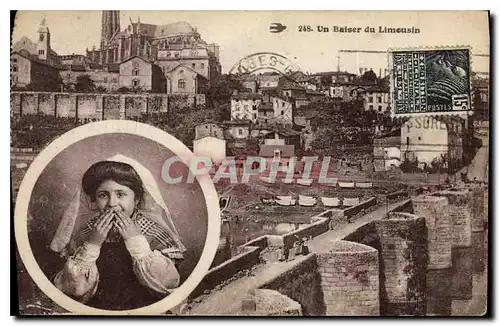 Cartes postales Un Baiser du Limousin