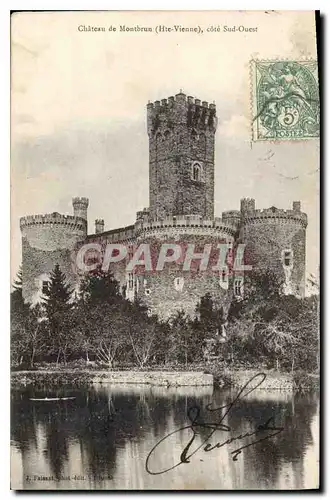 Cartes postales Chateau de Montbrun Hte Vienne cote Sud Ouest