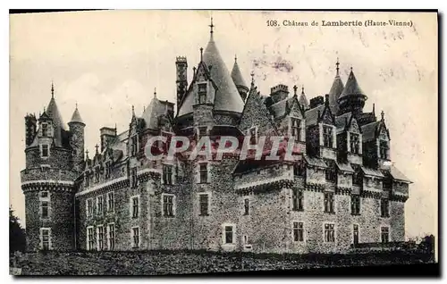 Ansichtskarte AK Chateau de Lambertie Haute Vienne