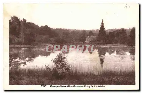 Cartes postales Compreignac Hte Vienne Etang de Pontabrier