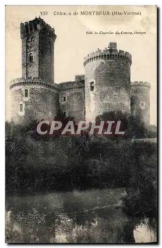 Cartes postales Chateau de Montbrun Hte Vienne