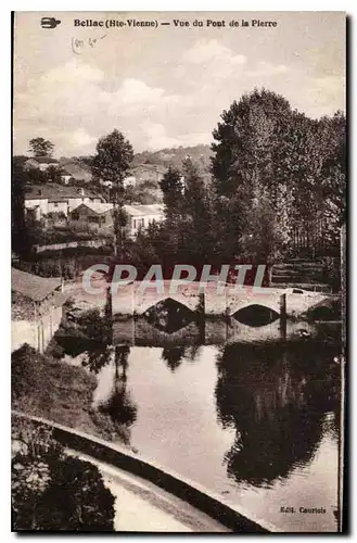 Ansichtskarte AK Bellac Hte Vienne Vue du Pont de la Pierre