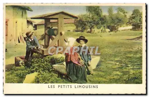 Cartes postales Les Petits Limousins Ne Veicoutas pas Janoto Ne l'ecoutes pas Jeannette Folklore Enfants