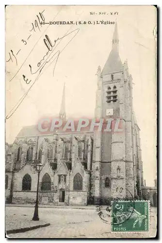 Cartes postales Dourdan S et O l'Eglise