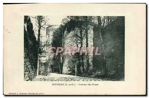 Cartes postales Dourdan S et O Interieur des Fosses