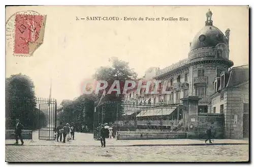 Cartes postales Saint Cloud Entree du Parc et Paillon Bleu