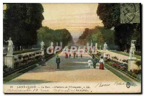 Cartes postales Saint Cloud Le Parc Parterre de l'Orangerie