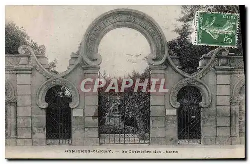 Cartes postales Asnieres Clichy Le Cimetiere des Chiens