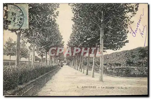 Cartes postales Asnieres Le Square