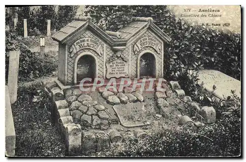 Cartes postales Asnieres Cimetiere des Chiens