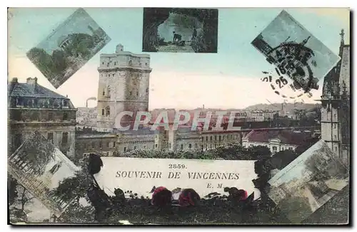 Cartes postales Souvenir de Vincennes