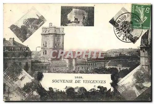 Cartes postales Souvenir de Vincennes