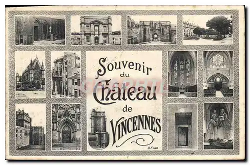 Cartes postales Souvenir de Chateau de Vincennes