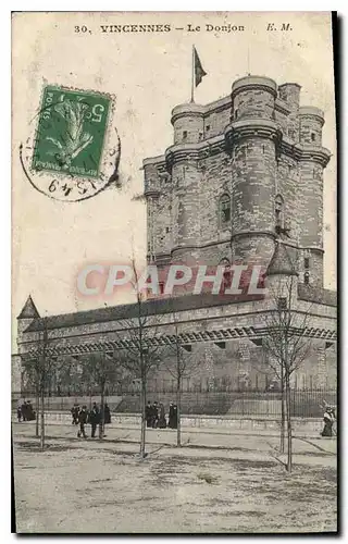 Cartes postales Vincennes Le Donjon
