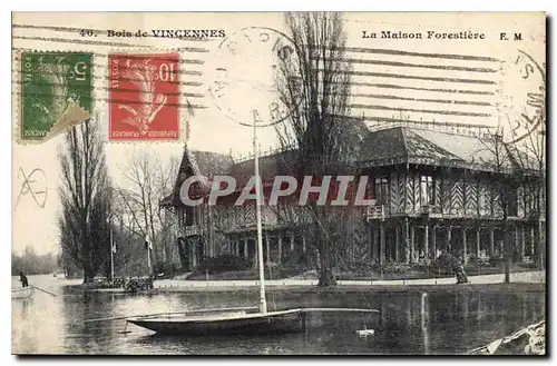 Cartes postales Bois de Vincennes La Maison Forestiere