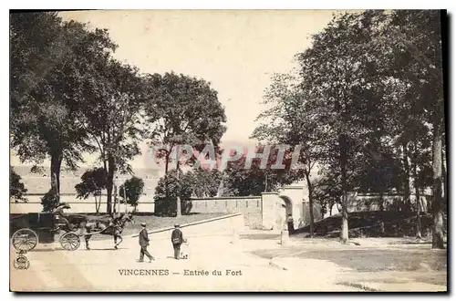 Cartes postales Vincennes Entree du Fort