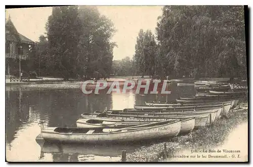 Ansichtskarte AK Le Bois de Vincennes Embarcadere sur le lac Daumesnil Bateaux