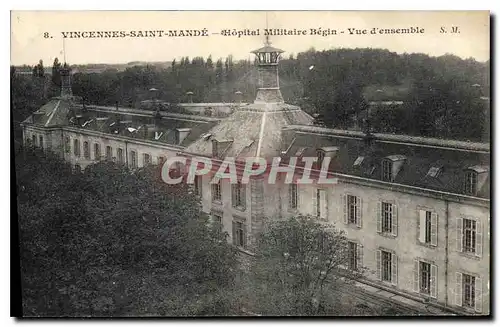 Ansichtskarte AK Vincennes Saint Mande Hopital Militaire Begin Vue d'ensemble