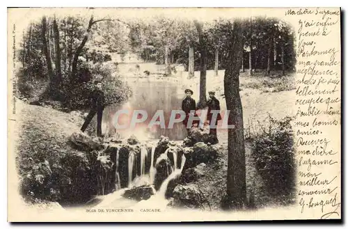 Ansichtskarte AK Bois de Vincennes Cascade