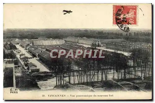 Ansichtskarte AK Vincennes Vue paronamique du nouveau fort Avion Aviation