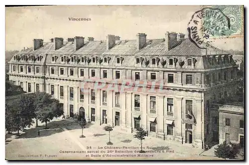 Cartes postales Vincennes La Chateau Pavillon du Roi