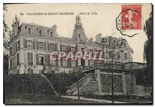 Cartes postales Villeneuve Saint Georges Hotel de Ville