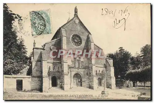 Cartes postales Villeneuve Saint Georges l'Eglise